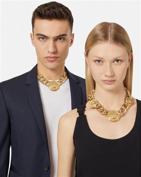 versace medusa necklace fake|versace medusa necklace women's.